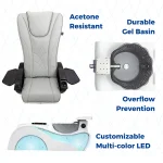 COMBO 5-PIECE SET – Free Gifts | Sophia Pedicure Chair Set, Venus LED Nail Table, Venus Technician & Customer Chairs - Image 7