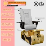 Pedicure Chair – New Wave Model [Free Shipping] – Massage, Heat, Acetone-Resistant (Base Color: Gold) - Image 5