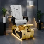 Pedicure Chair – New Wave Model [Free Shipping] – Massage, Heat, Acetone-Resistant (Base Color: Gold) - Image 9