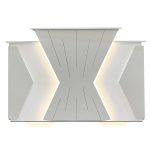 Reception Counter for Salon – DIAMOND Model with LED 63 inch (Grey)
