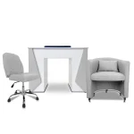 Mesmer Nail Table with A Technician & Customer Chair Set (3-Piece) - Image 8