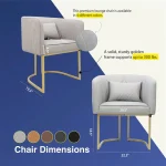 Vivian Chair Set – Nail Technician and Customer Chairs - Image 7