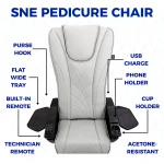 COMBO 5-PIECE SET – Free Gifts | Sophia Pedicure Chair Set, Venus LED Nail Table, Venus Technician & Customer Chairs - Image 8