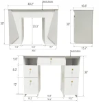 Mesmer Nail Table – 3D Timeless Design Manicure Table - Image 7