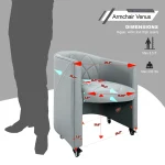 COMBO 5-PIECE SET – Free Gifts | Sophia Pedicure Chair – Mesmer Nail Table, Armchair Venus Technician & Customer Chairs - Image 4