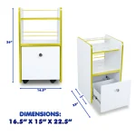 Royal PediCart with Acetone Storage Cabinet - Image 5