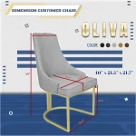 Oliva Chair Set – Nail Technician and Customer Chairs - Image 6