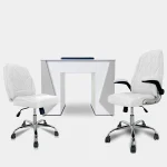 Mesmer Nail Table with Venus Technician & Customer Chair Set (3-Piece) - Image 10